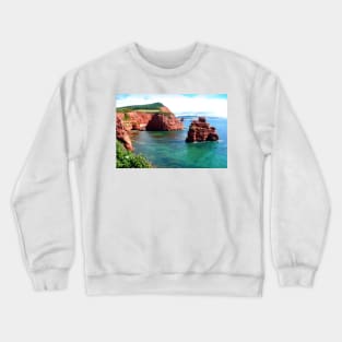 Ladram Bay Jurassic Coast Devon Crewneck Sweatshirt